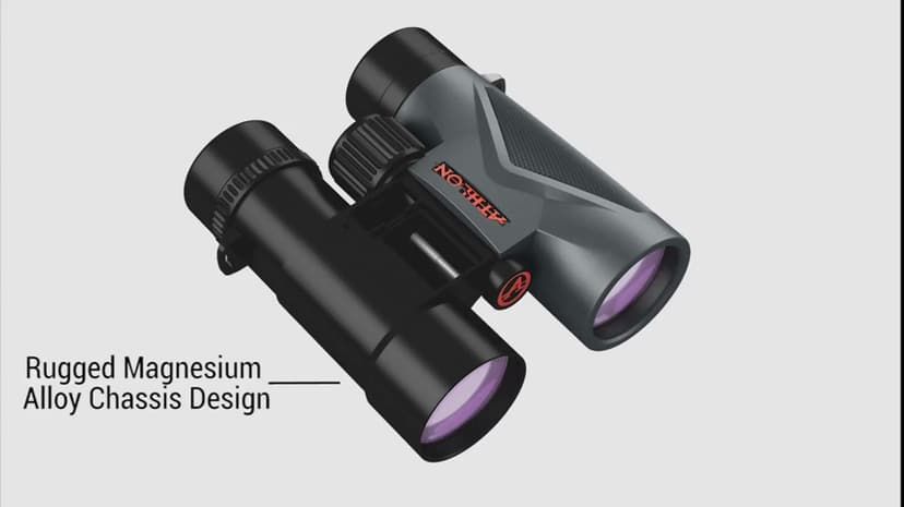 Athlon Optics 8x42 Midas UHD Gray Binoculars with ED Glass for Adults and Kids, High-Powered Binoculars for Hunting, Birdwatching, and More