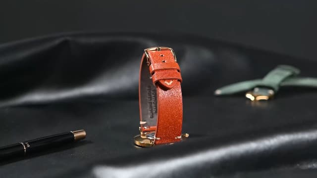 BISONSTRAP Men's Watch Bands, Hand-Stitched Leather Watch Straps, Quick Release, 18mm 19mm 20mm 21mm 22mm