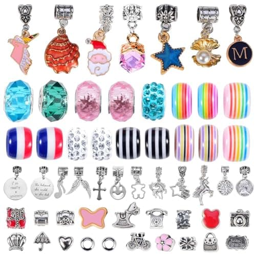 COO&KOO Girls Charm Bracelet Making Kit: Unicorn Jewelry Making Kit Gifts Crafts for Girl 8-12 A Perfect Girls Toy for Ages 6 7 8 9 10 Girl That Imagination Self-Expression and Inspires Creativity