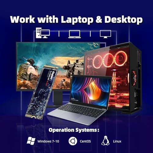 KingSpec SSD 256GB, M.2 NVMe Gen3x4 SSD 2280 - Up to 2400MB/s, Internal Solid State Drive with 3D NAND Flash, Compatible with Desktop and Laptop