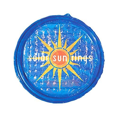 Solar Sun Rings UV Resistant Above Ground Inground Swimming Pool Hot Tub Spa Heating Accessory Circular Heater Solar Cover, Blue (3 Pack)