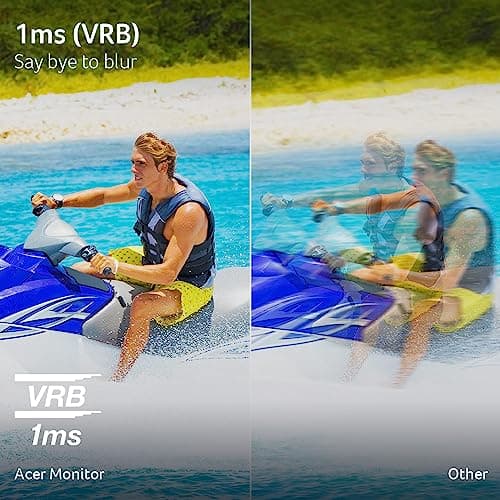 acer 27 Inch Monitor- KB272-27 Inch FHD IPS (1920 x 1080) Display, Up to 120Hz Refresh Rate, 99% sRGB, Tilt, Adaptive-Sync Support (FreeSync Compatible) 1ms (VRB), HDMI & VGA Ports