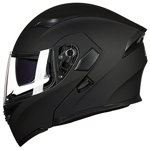ILM Motorcycle Dual Visor Flip up Modular Full Face Helmet DOT Model 902/902L