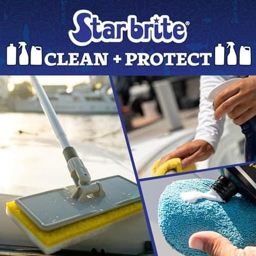 STAR BRITE Home Pool Waterline Cleaner (32 oz Spray) - Scum Remover for Pool Liners, Tiles & Fiberglass Waterlines