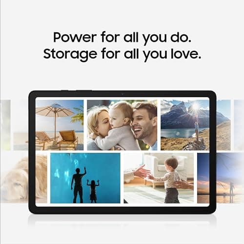 Samsung Galaxy Tab A9+ Plus 11” 64GB Android Tablet, Big Screen, Quad Speakers, Upgraded Chipset, Multi Window Display, Slim, Light, Durable, Kids Friendly Design, US Version, 2024, Silver