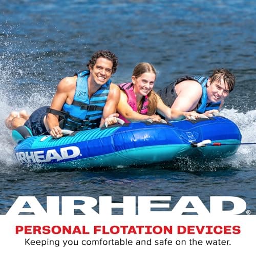 Airhead Trend Life Jacket for Adults & Kids - USCG Approved Life Vest for Men, Women, Youth & Child, Watersports Vest for Boating, Tubing & Swimming