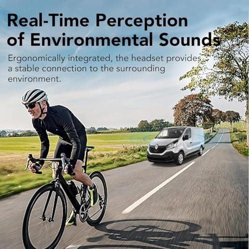 Open Ear Bluetooth 5.3 Earbuds,Wireless Headphones Sport Over Earphones Built-in 4 Mic with Ear Hooks 75H Playtime,Bluetooth Ear Buds with LED Digital Display,IPX5 Waterproof for Running Fitness/Black