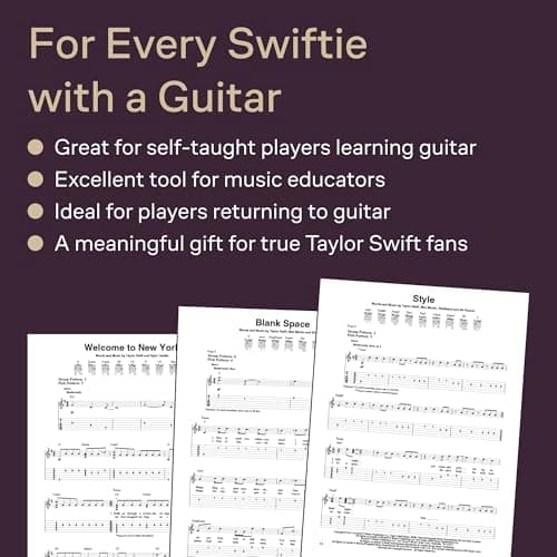 Taylor Swift: 1989 - Easy Guitar Sheet Music Book with Notes and Tablature | Beginner Guitar Songbook for Practice and Performance | Pop Guitar Method ... and Teachers (Easy Guitar With Notes & Tab)