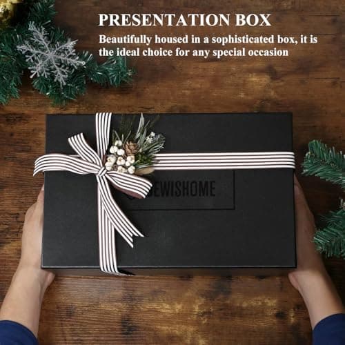 BEWISHOME BEWISHOME Watch Winders for Automatic Watches, Automatic Watch Winder Box Watch Spinner with LED Light, 4 Watch Winder with Quiet Running Motor and 6 Storage Case for Man/Woman's Watches, Brown SYQ01Y