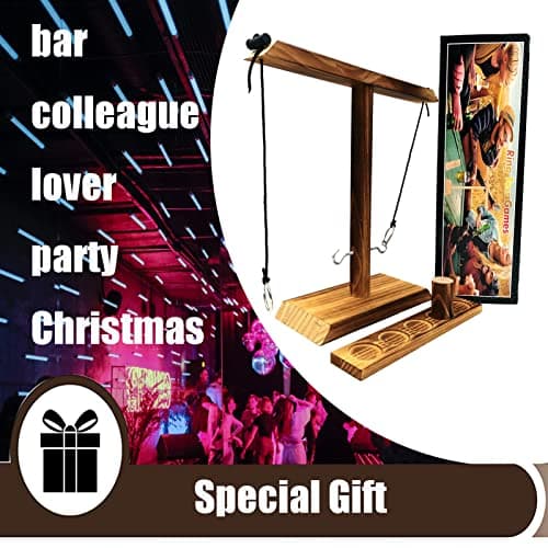 Fun Christmas party game for adults and families, White Elephant gifts, holiday gatherings, office parties and game nights. Ring Toss Game White Elephant Gifts for Adults Family Party B0B4DX7ZM3