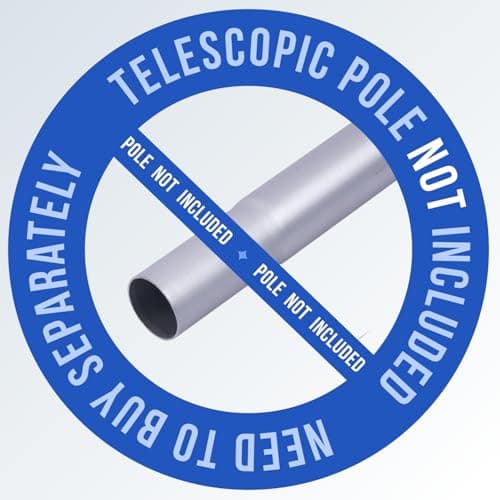 Lime Ultra-Durable Pool Skimmer Net – Deep Fine Mesh for Efficient Leaf & Debris Cleaning, Fits Standard Pool Poles (Net Only, No Pole)