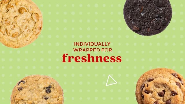 David’s Cookies Gourmet Assorted Cookies and Brownies Gift Basket - 12 x 1.5oz fresh baked cookies and 10 x 2oz individually wrapped brownies - Great for Sharing, Ideal Gift for All Special Occasions