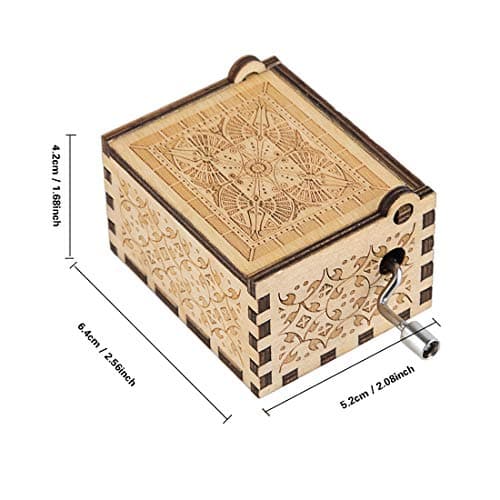 Music Box Gift for Wife - Romantic Birthday Valentine Anniversary Christmas to My Wife Gifts from Husband Boyfriend Love Women Girl Girlfriend Wooden Hand Crank Musical Box Play You are My Sunshine