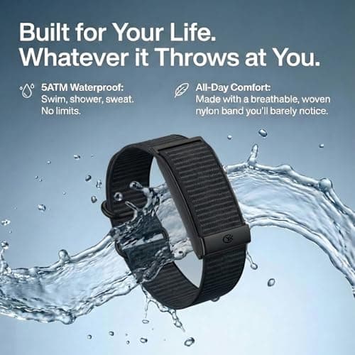 Smart Bracelet,Health and Fitness Tracker,24/7 Heart Monitor & Sleep Tracker, Multi-Sport Tracker Wristband with Free APP (Black)