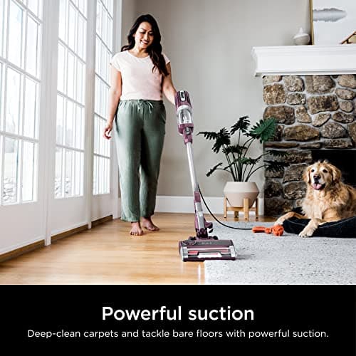 Shark HZ702 Ultralight PetPro Corded Stick Vacuum with PowerFins HairPro Odor Neutralizer Technology, Wine Purple