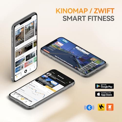 POOBOO Exercise Bike, Stationary Bike for Home Gym, Indoor Cycling Bike w/Comfortable Seat Cushion & Tablet Mount, Silent Belt Drive Indoor Bike for Cardio Workout