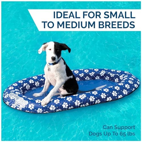 SwimWays Paddle Paws Spring Float Dog Raft, Small (0-65 lbs.)