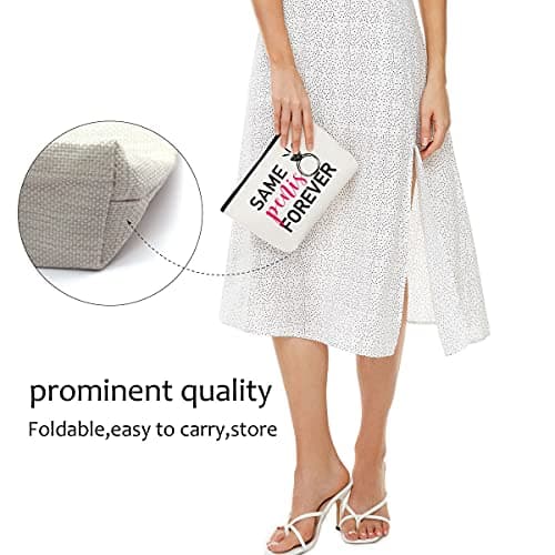 Blue Leaves Fun Bridal Shower Gifts,Fun Engagement Gifts,Bridal Shower Gifts for Bride,Bachelorette Party Gifts- Toiletry bag, Makeup Bag Gifts