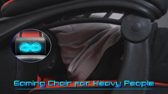 Gaming Chair for Adult, Computer Chair with Footrest Video Game Chair Big and Tall Gaming Chair with Massage Lumbar Support, Adjustable Height and 360° Swivel Seat(Grey)