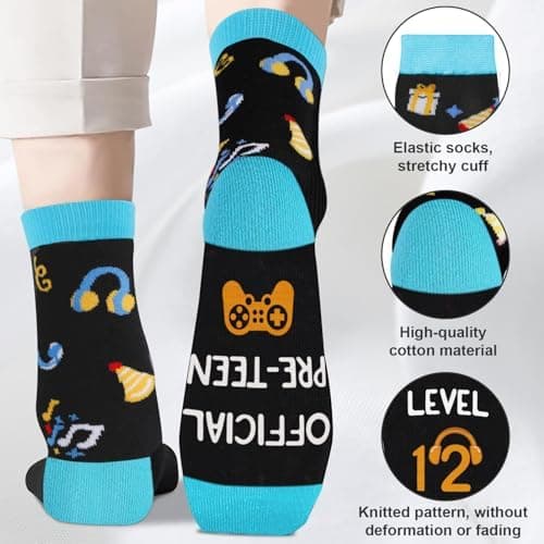 Juesly Birthday Gifts for Boys, 5-18 Years Old Sock for Boys, Presents for 5-18 Year Boy B0DLBBHX51