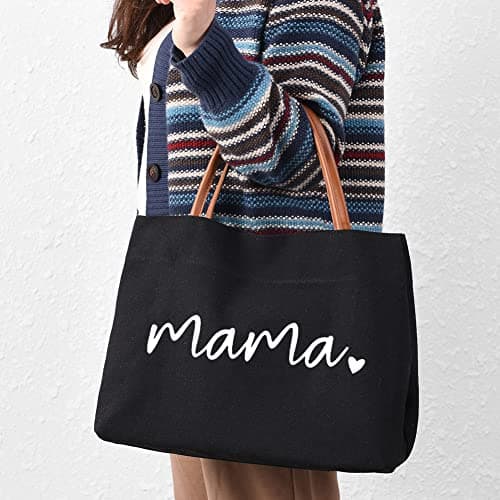Mom Mama Bag Mother Gifts Momlife Tote for Hospital, Shopping, Beach, Travel