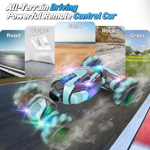 ZMMB Gesture Sensing RC Stunt Car - Best Gifts for Boys 6-12 Year Old 360° Rotating 4WD Remote Control Transform Hand Controlled Car Birthday Presents for Kids Age 7 8 9 10 11 yr B0D4C54FWX