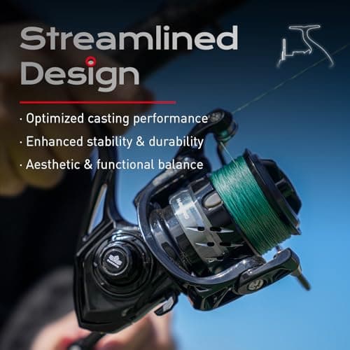 Handing LITE II Spinning Reels Freshwater Spinning Fishing Reels 14.33 Lbs Max Drag Ultra Smooth 5.2:1 Gear Ratio Aluminum Spool 3+1 BB Handle Interchangeable