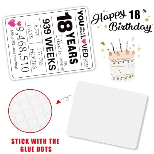 18th Birthday Party Decorations, 9PCS Funny Wall Signs and Tags for Teen 18th Birthday Celebration Table Centerpieces and Caution Signs for Doors Windows Yard and Garden