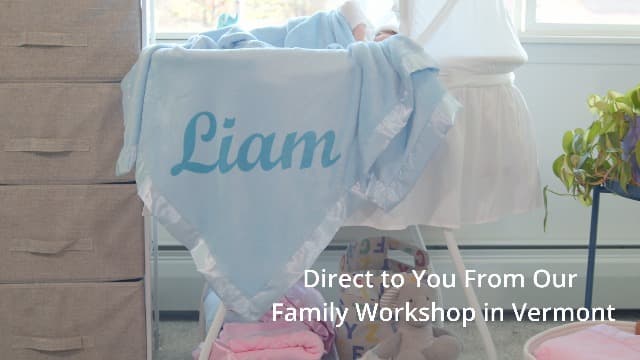 Custom Catch Personalized Baby Blanket for Boys - Blue