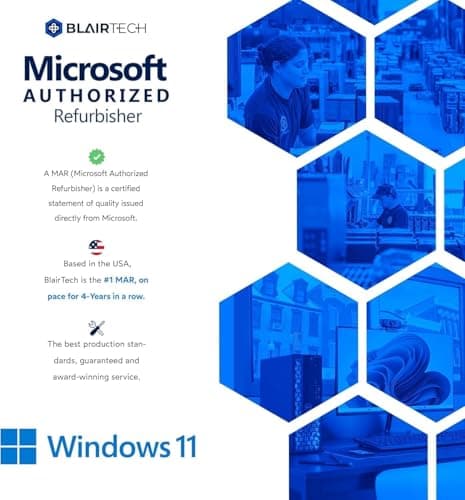 HP Windows 11 Desktop Computer | 16GB RAM + 500GB SSD | Intel i5 | 16GB RAM + 500GB SSD | 24" LCD | WiFi 6 AX200 + BT | RGB Keyboard/Mouse + Speakers | Webcam | Home or Office PC (Renewed)