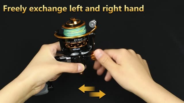 Summer and Centron Spinning Reels, 12 +1 BB Light Weight & Ultra Smooth Reel for Ice/Summer 3000/1000 Fishing Reel by QINGLER