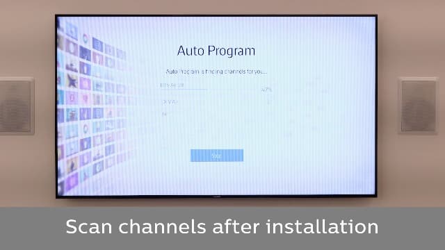 Philips Crystal Amplified Indoor TV Antenna, Extendable Dipole Rabbit Ears, 4K 1080P VHF UHF, Long Range, Amplifier Signal Booster, Digital HDTV Antenna, Smart TV Compatible, SDV3237N/27