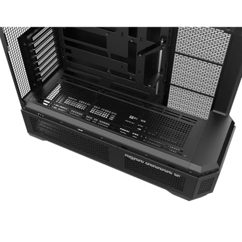 Thermaltake View 600 TG; Full Tower; 420mm Radiator Support; 480mm GPU Clearance; Hidden Connector Support; Rotatable PCIe Slots; 220mm PSU Clearance; Black; CA-11H-00F1WN-00