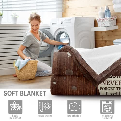 Gifts for Mom from Daughter, Mothers Day Birthday Gifts for Mom, Great Mother Gifts, Blanket Presents for Mother's Day, Christmas, Soft Cozy Flannel Custom Throw Blanket 60x50 Inches