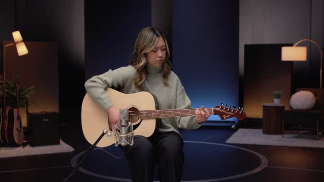 Fender California Debut Redondo Series Acoustic Guitar, Beginner Guitar, 2-Year Warranty, Black