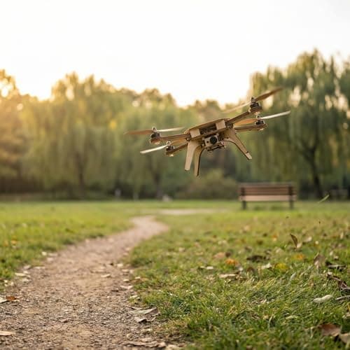 2026 New DIY Wooden RC Drone Kit, Remote Control 3D Building Blocks Quadcopter to Build for Adults, STEM Projects with Gyroscope for Beginners