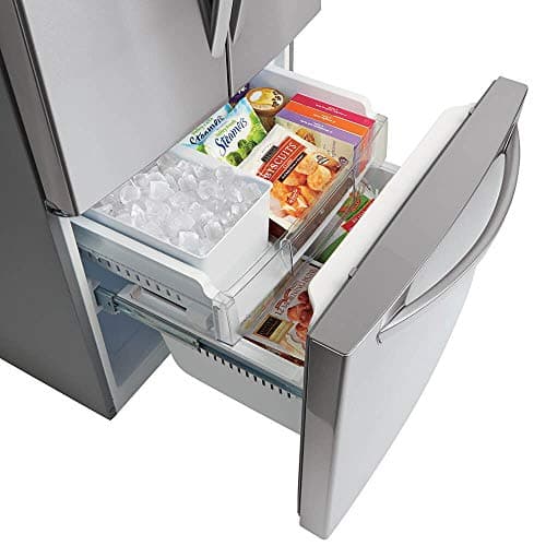 LG LFDS22520S - Refrigerator/Freezer - French Door Bottom Freezer with Water Dispenser - Stainless Steel