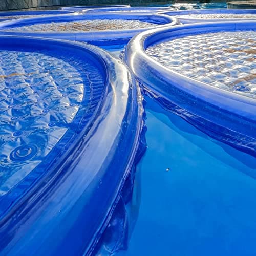 Solar Sun Rings UV Resistant Above Ground Inground Swimming Pool Hot Tub Spa Heating Accessory Circular Heater Solar Cover, SSRA, Sunburst (6 Pack)
