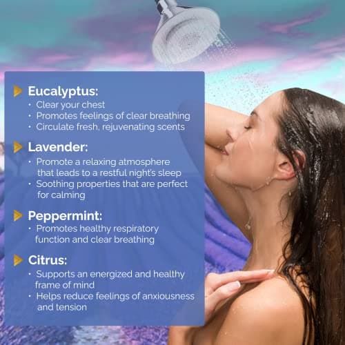 8 Natural Essential Fizzies: Lavender, Eucalyptus, Citrus, Peppermint, Relaxation Stress Relief Shower Tablets gifts for Mom VALITIC Aromatherapy Shower Steamers, Pods for Shower Spa Gift, 4 Scents B09MHRFGDW