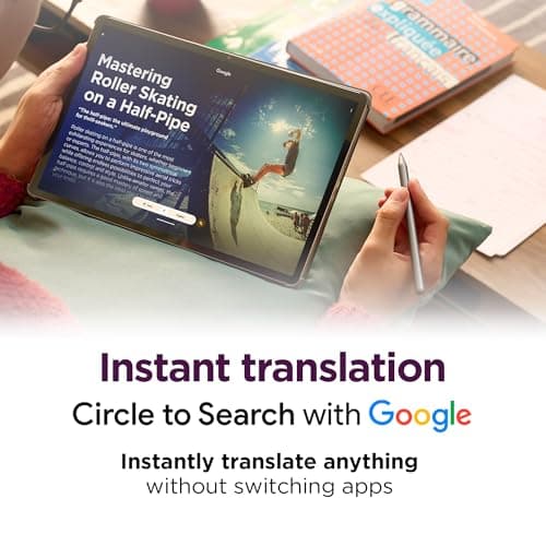 Lenovo Idea Tab Pro with Google Gemini - Student Tablet - 12.7” 3K LCD Display - 8 GB Memory - 128 GB Storage - MediaTek Dimensity 8300 - Includes Pen and Folio Case