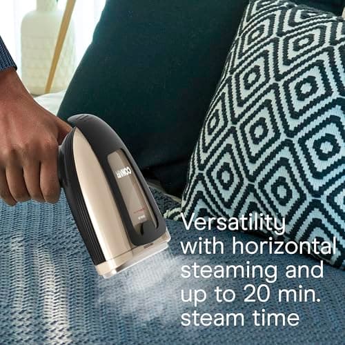 Conair Handheld Garment Steamer for Clothes, Turbo ExtremeSteam 1875W Fabric Steamer, Portable Handheld Design, Strong Penetrating Steam, Amazon Exclusive, Black