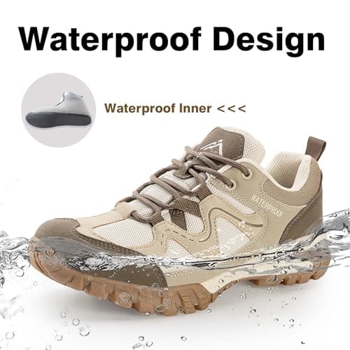 CC-Los Women's Lightweight Waterproof Hiking Shoes for Walking, Outdoor & Climbing Size 5.5-11