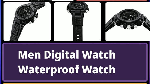 LN LENQIN Mens Watches Digital Military Watch for Men Stopwatch Army Survival Tactical Sports Outdoor Big Face Waterproof Men's Wrist Watches with LED Backlight/Timer/Alarm/Date