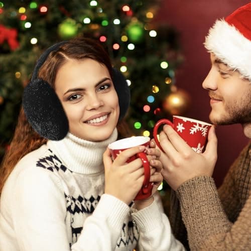 Nimalpal Ear Muffs for Winter Women - Adjustable Earmuffs for Women Winter Foldable