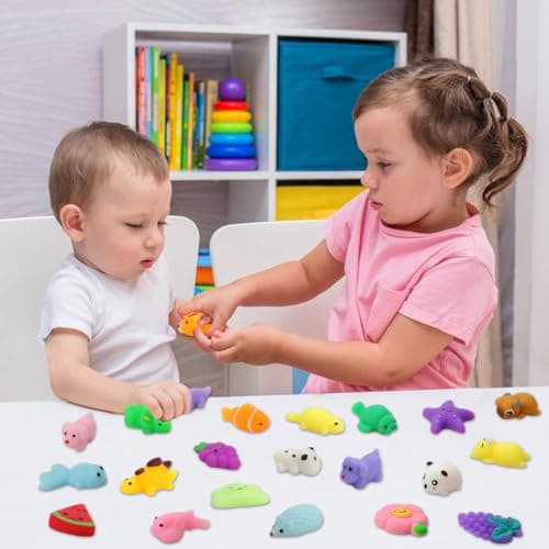 30 Pack Squishy Toys, Kawaii Squishies Party Favors for Kids 4-8 8-12 Treasure Box Toys for Classroom Birthday Xmas Gifts Goodie Bag Mini Animals Mochi Squishy Stress Relief Sensory Toys Random B0DG2VRFV7
