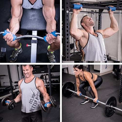 Fat Gripz Pro – Thick Grips For Increased Muscle Fiber Activation (Winner Of 3 Men’s Health Magazine Awards)