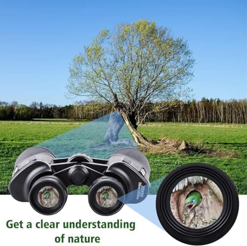 20x50 Binoculars for Adults, HD High Powered Professional Binoculars for Bird Watching Travel Stargazing Concerts Outdoor Sports-BAK4 Prism FMC Lens,Waterproof