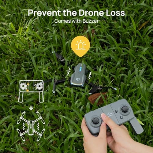 Ameta Drones with Camera for Adults 4k UHD, S20 Lite Brushless Motor FPV Foldable RC Drones for Adults Kids Beginners with 36 Mins Long Flight, Altitude Hold, Headless Mode, Circle Fly, 360° Flips, Cool Toys Gifts for Men Boys(Under 249G)