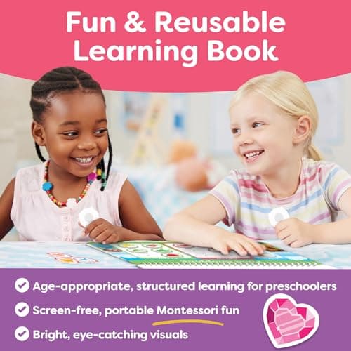 Princess Dress Up 3 Year Old Girl Gifts for Kids - Preschool Learning Educational Toys - Preassembled Travel Activity Montessori Busy Book for Toddlers Ages 3-5 & Princess Unicorn Toddler Books B0G2M13ZCG
