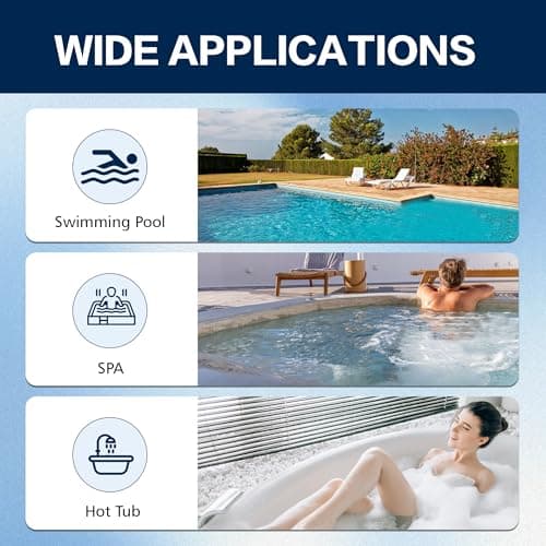 Phosphate Test Kit for Pool,50 Strips Phosphate Test Strip Quick and Accurate Swimming Hot Tub and Spa Water Testing